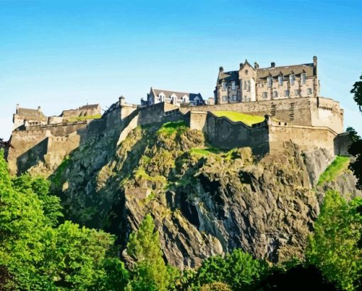 Edinburgh Castle Diamond Painting