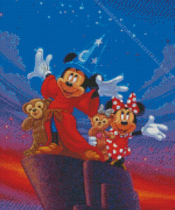 Fantasia Mickey Mouse Diamond Painting