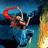 Fire Dancer Diamond Painting