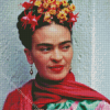 Frida With Flowers Diamond Painting