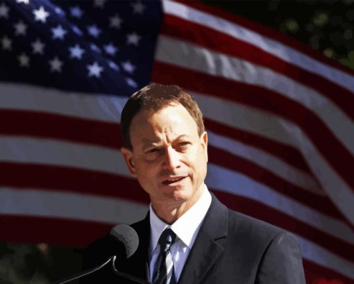 Gary Sinise Diamond Painting