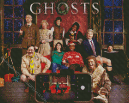 Ghosts Christmas Diamond Painting