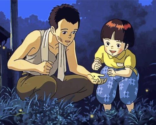 Grave Of The Fireflies Diamond Painting