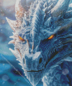 Ice Dragon Diamond Painting