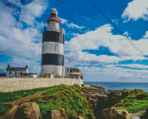 Ireland Hook Lighthouse Diamond Painting