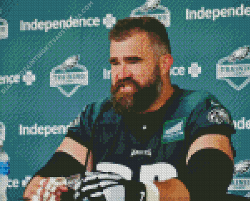 Jason Kelce Diamond Painting