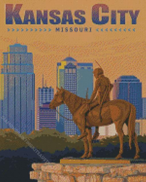 Kansas City Poster Diamond Painting