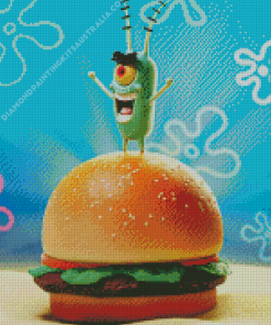 Krabby Patties Diamond Painting