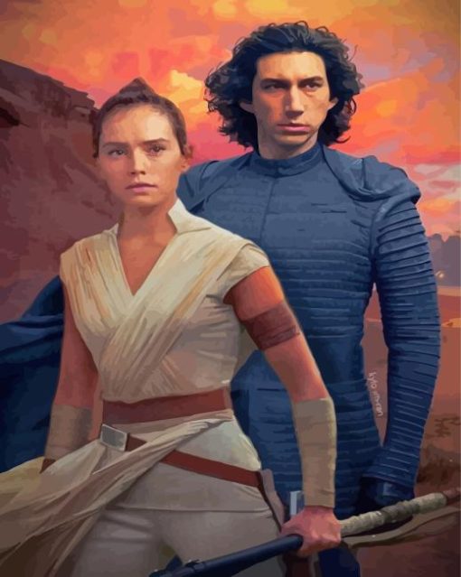 Kylo And Rey Diamond Painting