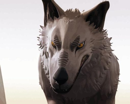 Loth Wolf Diamond Painting