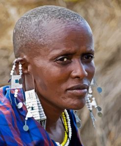 Maasai Woman Diamond Painting