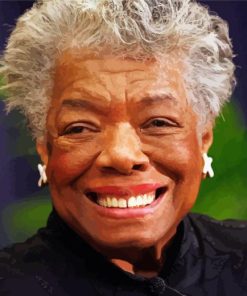 Maya Angelou Poet Diamond Painting