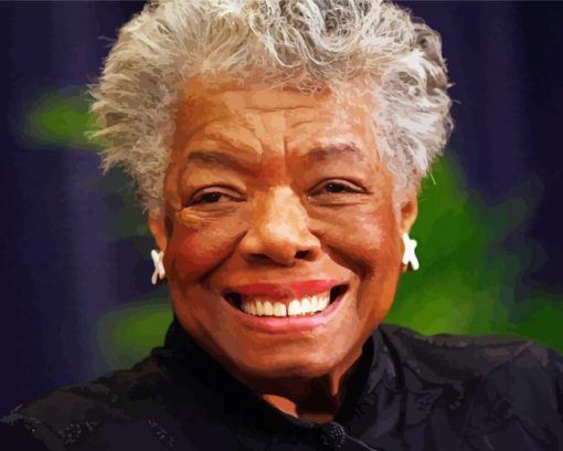 Maya Angelou Poet Diamond Painting