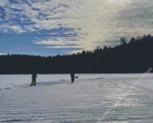 Moreau Lake Winter Diamond Painting