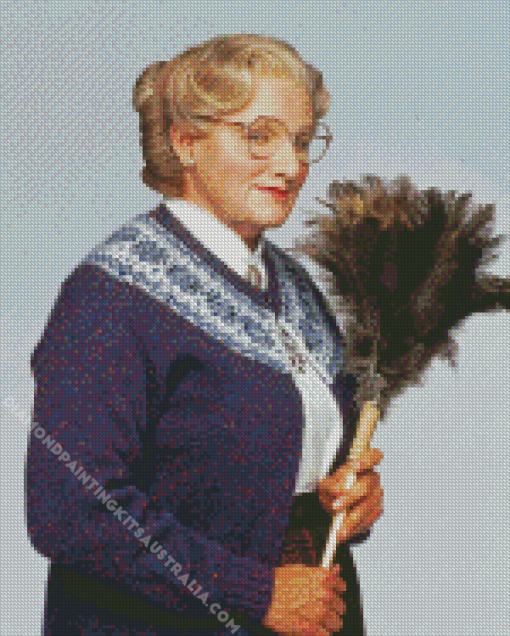 Mrs Doubtfire Character Diamond Painting