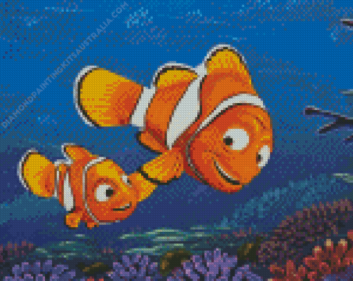 Nemo And Marlin Diamond Painting