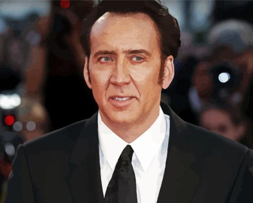 Nicolas Cage Diamond Painting