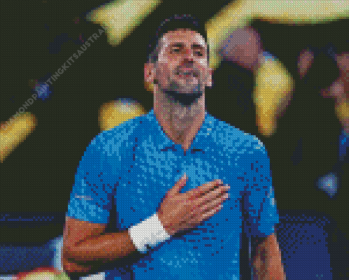 Novak Djokovic Diamond Painting