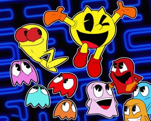 Pac Man Diamond Painting