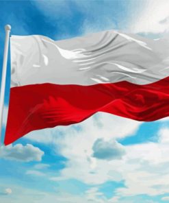 Poland Flag Diamond Painting