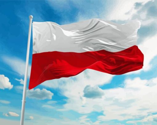 Poland Flag Diamond Painting