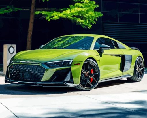 R8 Audi Car Diamond Painting