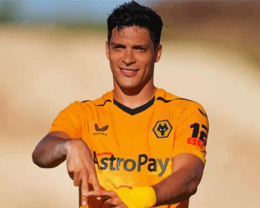 Raul Jimenez Player Diamond Painting