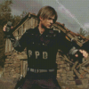 Resident Evil Leons Kennedy Diamond Painting