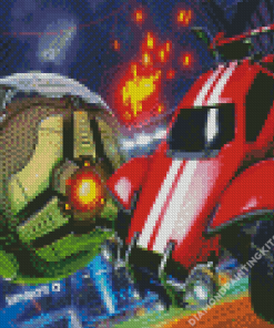 Rocket Ball Game Diamond Painting