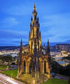 Scott Monument Diamond Painting