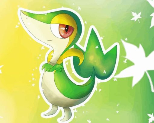 Snivy Species Diamond Painting