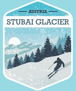Stubai Glacier Poster Diamond Painting