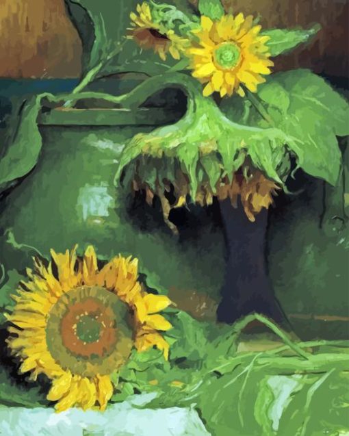 Sunflowers Charles Weed Diamond Painting