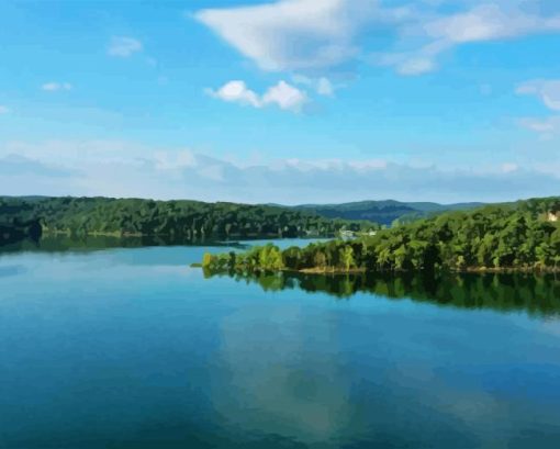 The Midwest Lake Diamond Painting