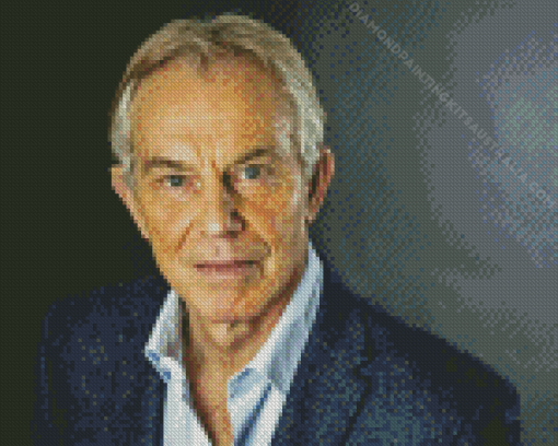 Tony Blair Diamond Painting