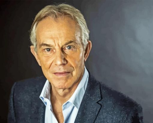 Tony Blair Diamond Painting