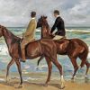 Two Riders On The Beach Diamond Painting