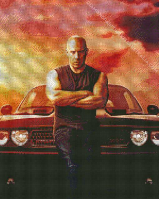 Vin Diesel Diamond Painting