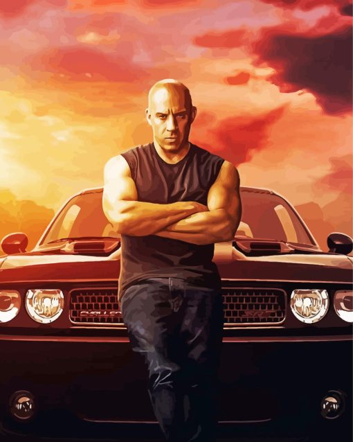 Vin Diesel Diamond Painting