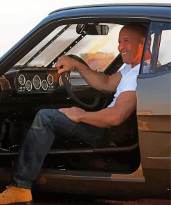 Vin Diesel Fast And Furious Diamond Painting