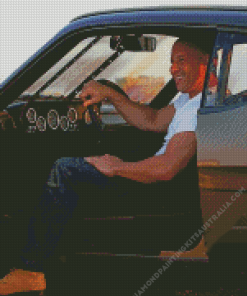 Vin Diesel Fast And Furious Diamond Painting