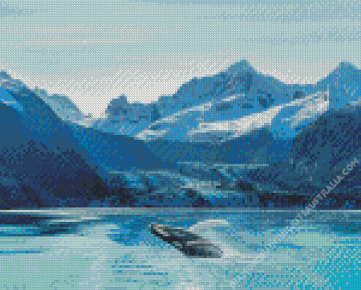 Whale In Glacier Bay Diamond Painting