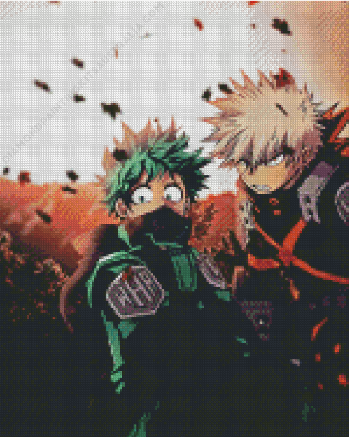 Bakugo And Deku Diamond Painting