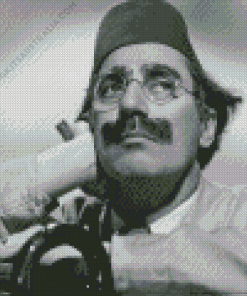 Black And White Groucho Diamond Painting