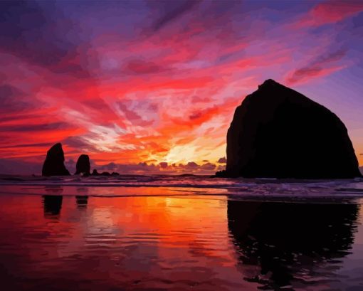 Cannon Beach Oregon Diamond Painting