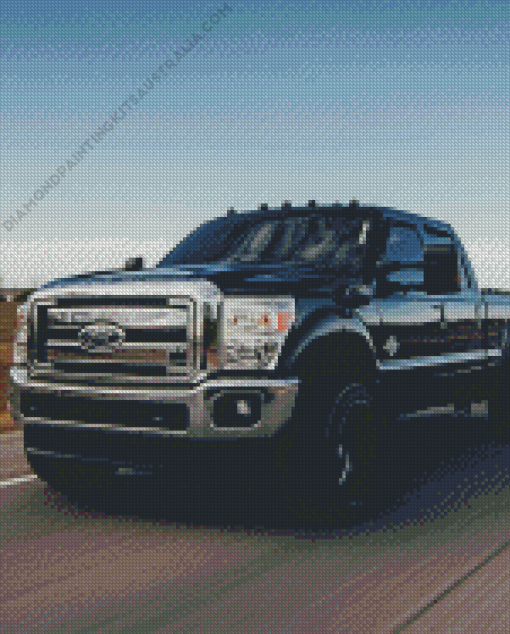 Diesel Dually Truck Diamond Painting