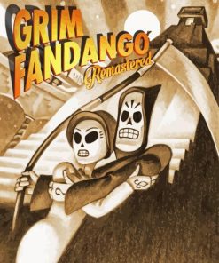 Grim Fandango Poster Diamond Painting
