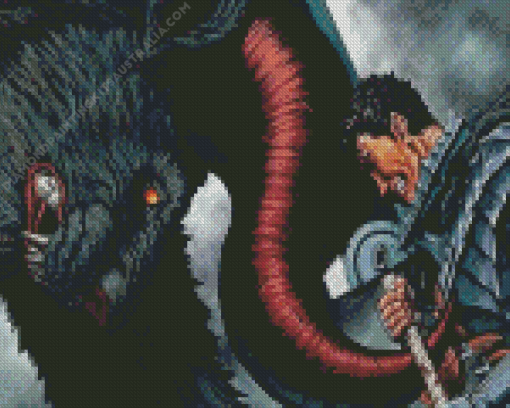 Guts Berserk Diamond Painting