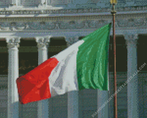 Italian Flag Diamond Painting