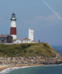 Lighthouse Montauk Diamond Painting